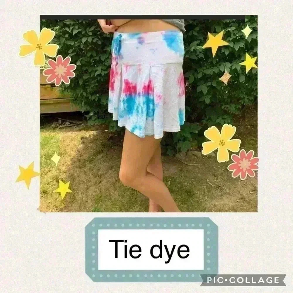 New Old Navy hand tie dye skirt women’s L Flowy